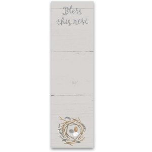 Magnetic List Notepad - Bless This Nest - Primitives by Kathy